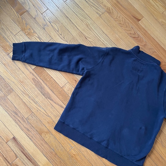 Navy Roots Zip Up Sweatshirt with Smith Embroidery - Picture 7 of 7